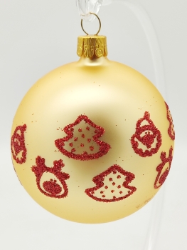 Tree ball with a Christmas motif